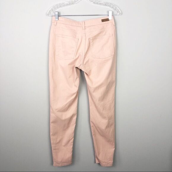BODEN | Pink Blush Zipper Accent Slim Pants Size 6 - Picture 5 of 8